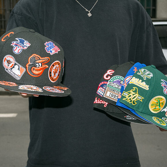 Kappe New Era - MLB All Over Logo 59FIFTY - Baltimore Orioles - Team Color