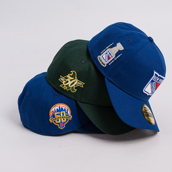 Kappe New Era - MLB "Anniversary Patch" 59FORTY A-Frame - NY Mets - Team Color