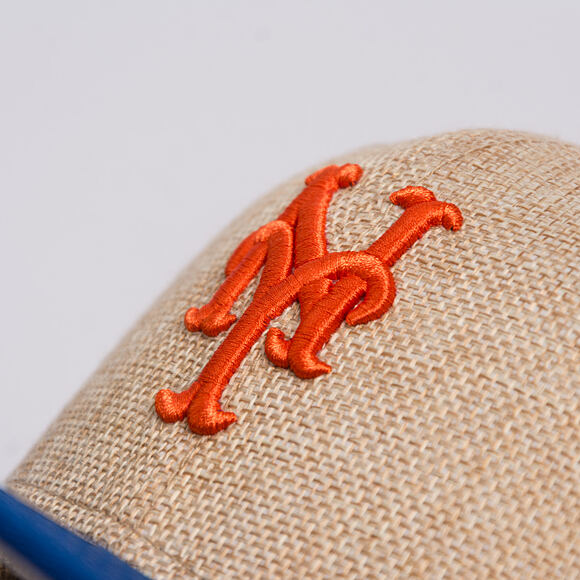 Kappe New Era - MLB "Summer Twine" 59FIFTY - NY Mets - Team Color / Open Market Tan