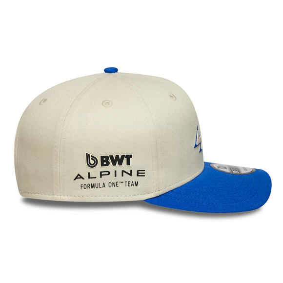 Kappe New Era - F1 Contrast Visor 9SEVENTY Stretch-Snap - Alpine Racing - Ivory