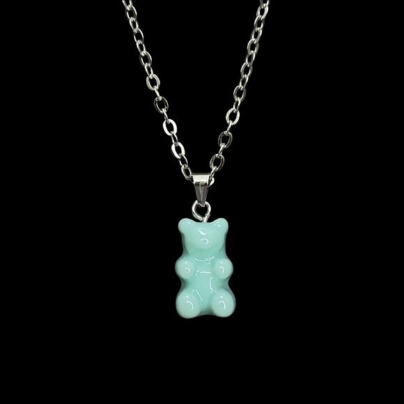 Kette Fainz - Mono Bear Chain - Light Blue Mono