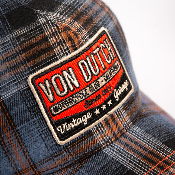 Kappe Von Dutch - Baseball - Checkered Patch - Navy