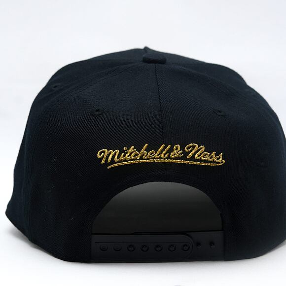 Kappe Mitchell & Ness - NHL Black And Gold Pro Snapback - Boston Bruins - Black