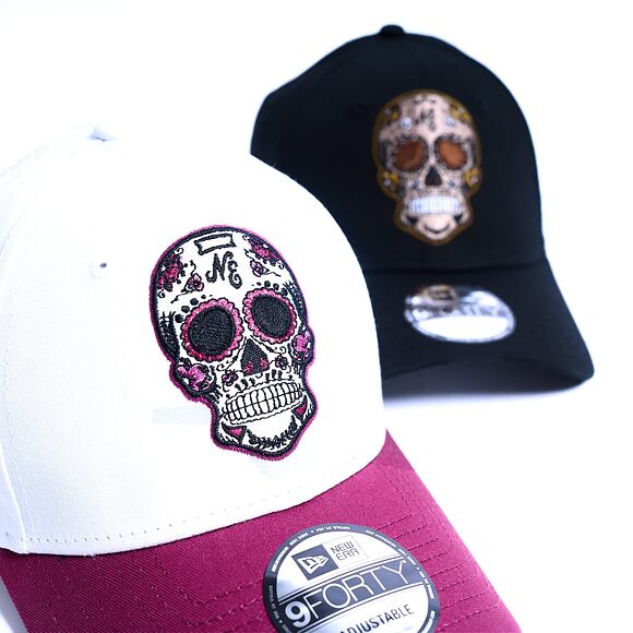 Kappe New Era - Branded Skull Pack 9FORTY - Black