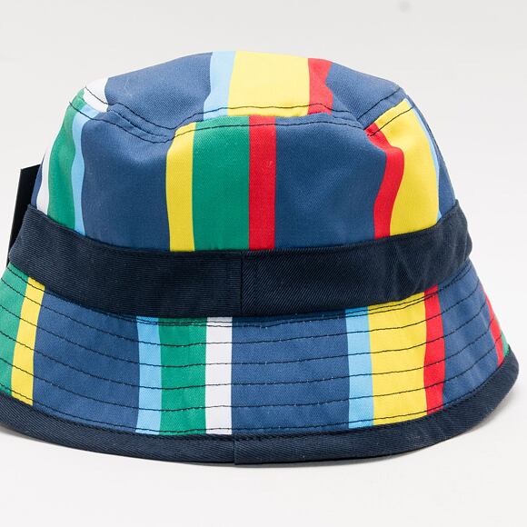 Hut Karl Kani Signature Reversible Stripe Bucket Hat navy/red/yellow