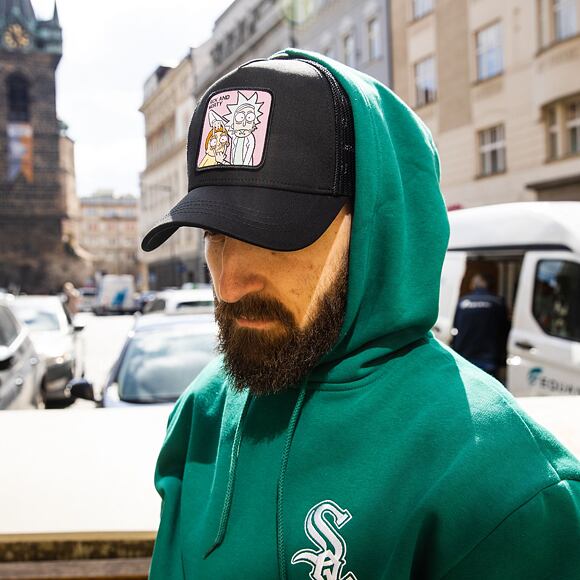 Kappe Capslab - Trucker Rick und Morty - Schwarz / Lila