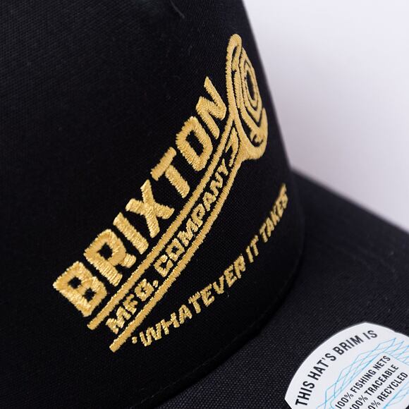 Kappe Brixton Wrench C Np MP Trucker Hat - Black/Black