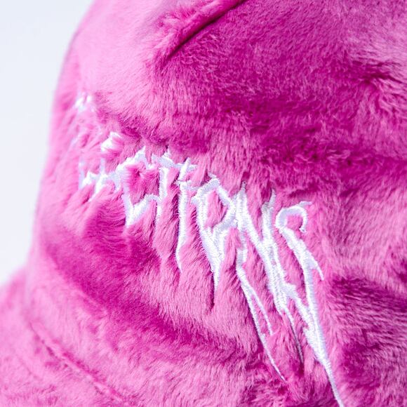 Kappe Reflection Luxury Fuzzy Trucker Trauben Lila