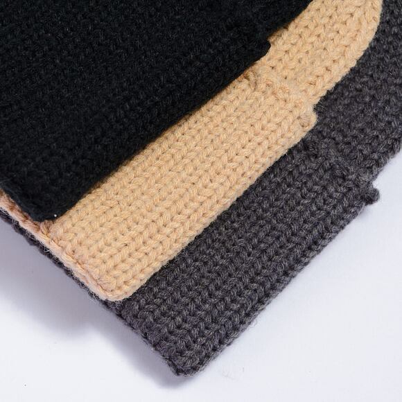 Mütze New Era - Medium Knit Wide Cuff Beanie - Grey Heather