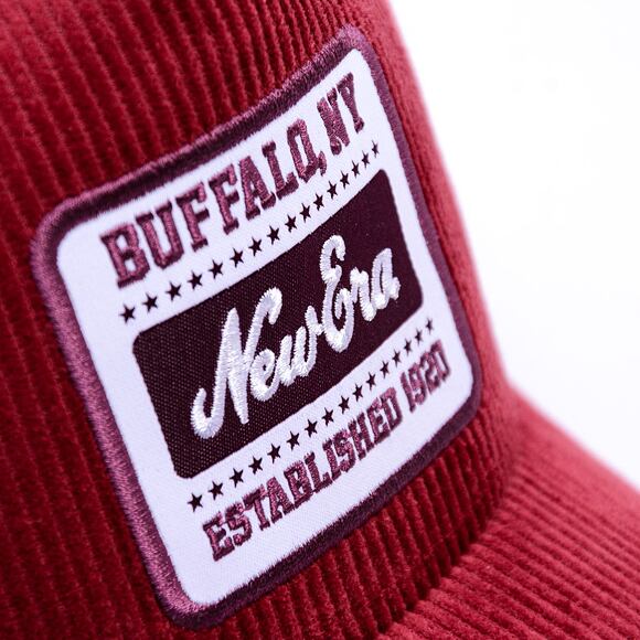 Kappe New Era - Buffalo Patch Cord 9FORTY Trucker - Burgundy