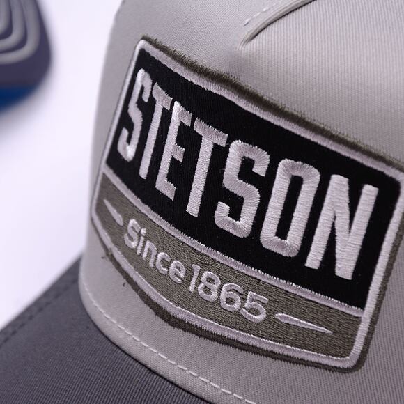 Kappe Stetson - Trucker Cap Gasoline - Grey/Black