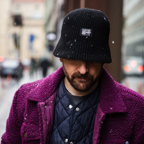 Hut Kangol - Washed Knit Bucket - Black