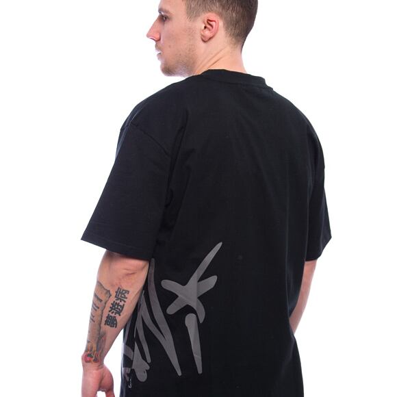 T-Shirt Karl Kani - Woven Signature Kani Tag Tee - schwarz/dunkelgrau