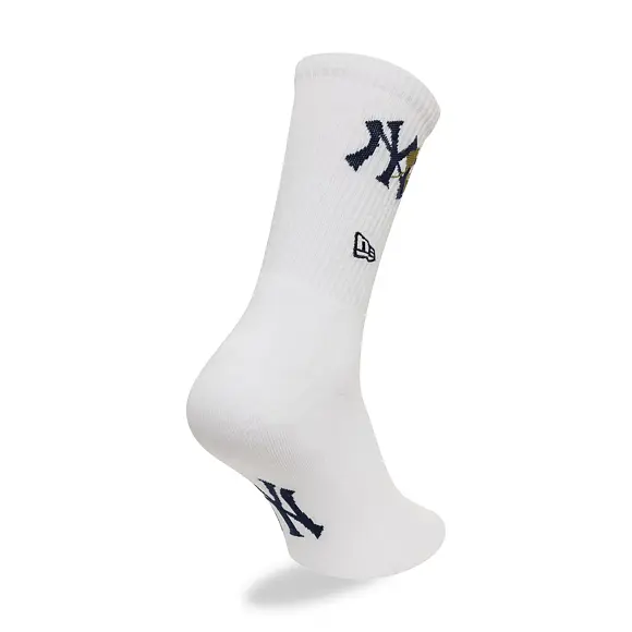 Socken New Era - MLB Icon Crew 1Pack - NY Yankees - White / Navy