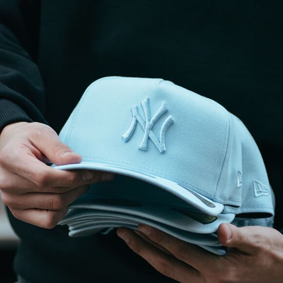 Kappe New Era - MLB Color Pack 59FIFTY A-Frame - NY Yankees - Baby Blue