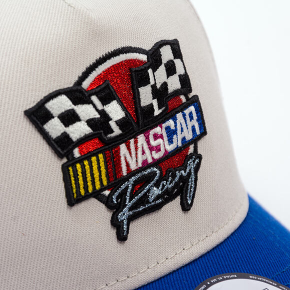Kappe New Era - NASCAR Race Flag 9FORTY A-Frame - Nascar Classics - White