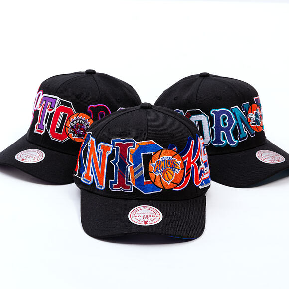 Kappe Mitchell & Ness - NBA Hyper Type Pro Snapback - NY Knicks - Black