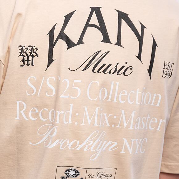 T-Shirt Karl Kani - Kani Music Print T-Shirt - Beige