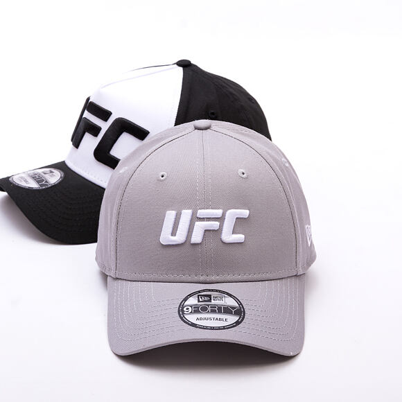 Kappe New Era - UFC MMA Core 9FORTY - Grey / White