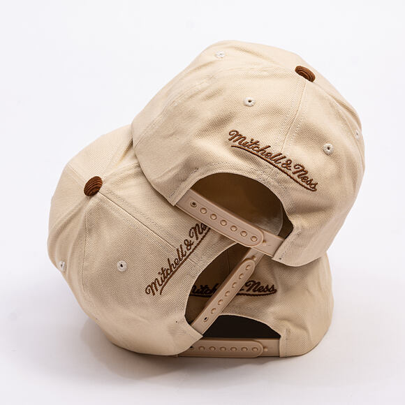 Kappe Mitchell & Ness - Tawny Pro Crown - Golden State Warriors - Sand/Brown