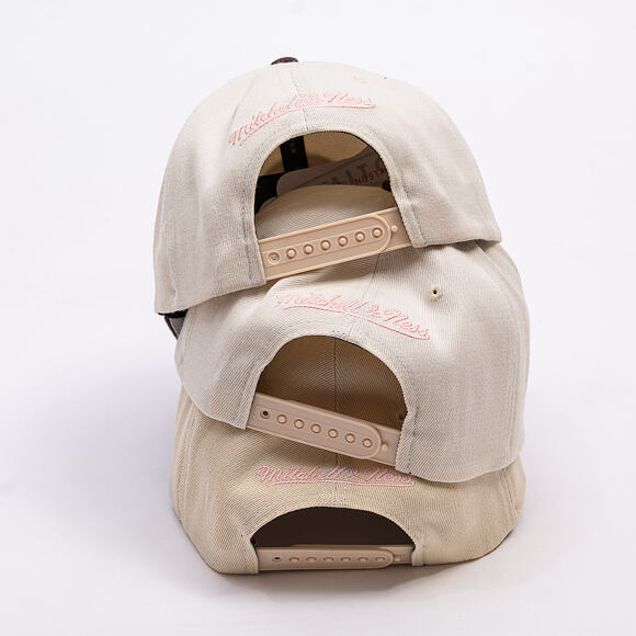 Kappe Mitchell & Ness - Blush Sand Classic Red - Milwaukee Bucks - Sand/Brown