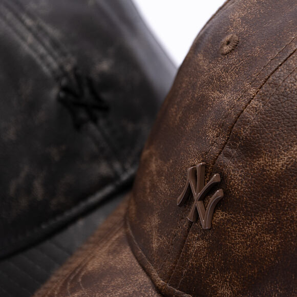 Damen Kappe New Era - MLB Worn PU 9TWENTY - NY Yankees - Brown