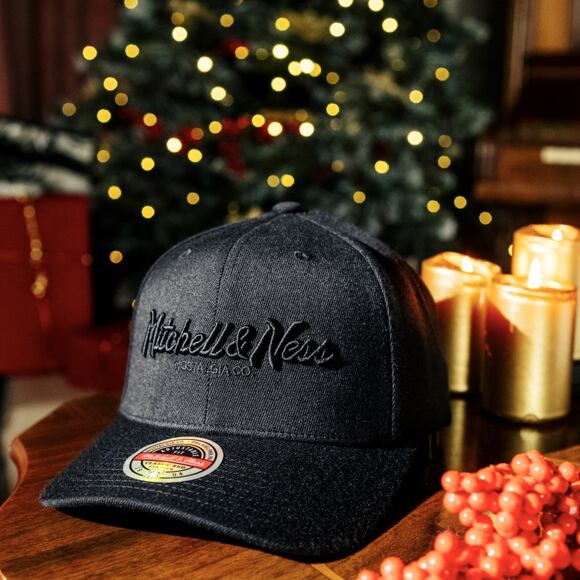 Kappe Mitchell & Ness - Branded Pinscript Classic Red - Black / Black