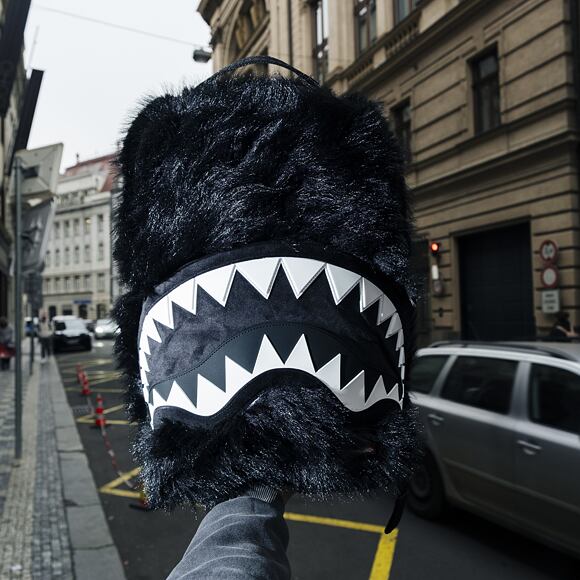 Rucksack Sprayground Fur Cray Black Backpack