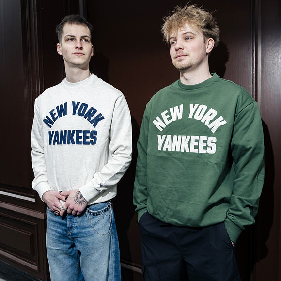 Pullover New Era - MLB Graphic Oversized Crewneck - NY Yankees - Cilantro Green