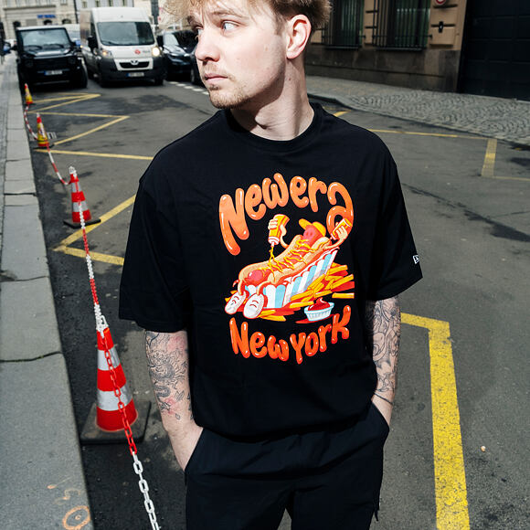 T-Shirt New Era - Food Graphic Tee - Black
