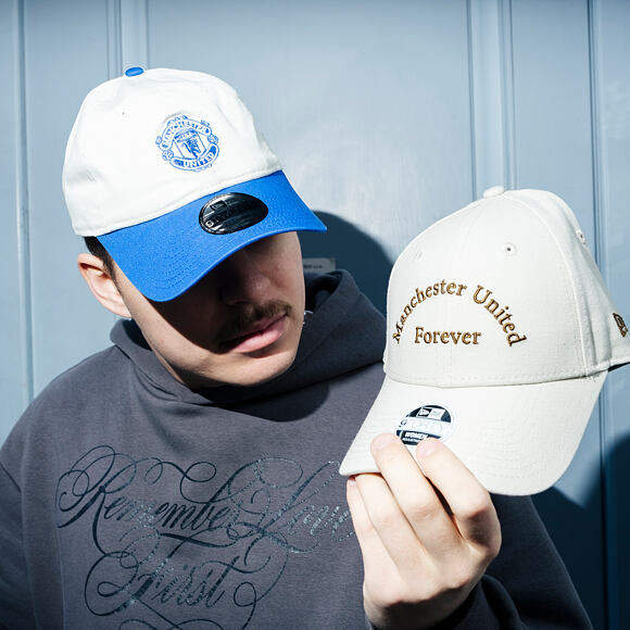 Damen Kappe New Era -  Wordmark 9FORTY - Manchester United FC - Chestnut Brown