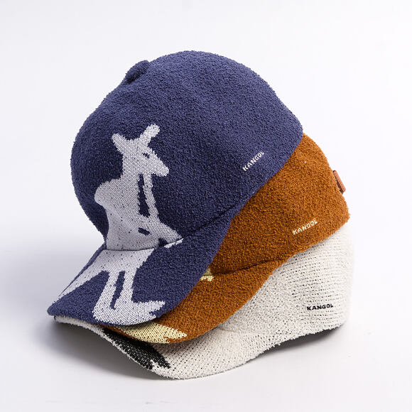 Kappe Kangol - Retro Bermuda Big Kroo Spacecap - White