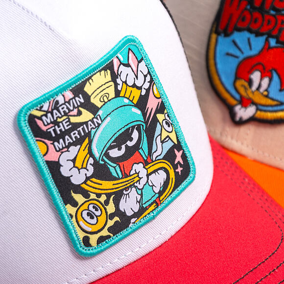 Kappe Capslab - Trucker Looney Tunes - Marvin The Martian - White / Red