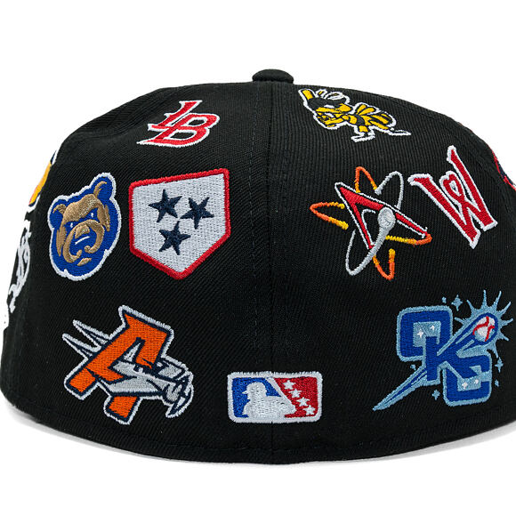 Kappe New Era - MiLB All Over Logo 59FIFTY - Black