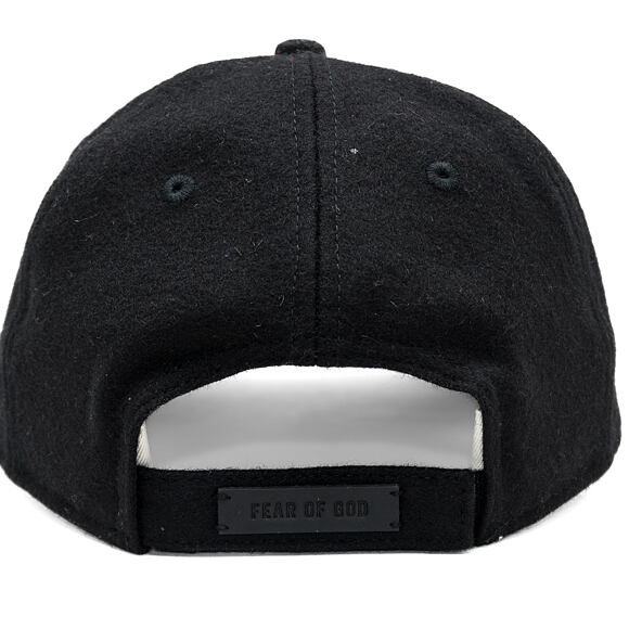 Kappe New Era - Fear Of God - 9FORTY Unstructured Felt Logo - Kansas City Monarchs - Black / Red