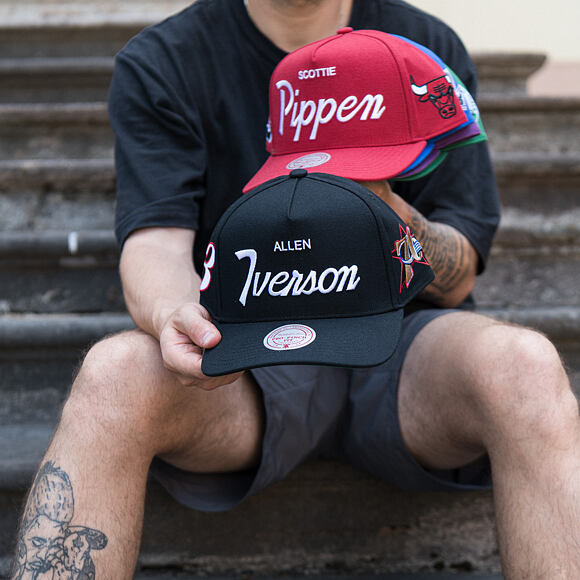 Kappe Mitchell & Ness - Player Script Hwc - NBA - Philadelphia 76Ers - Allen Iverson - Black