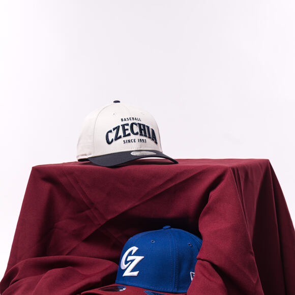 Kinder Kappe New Era - Team Core M-CROWN 9FORTY - Baseball Czechia - Navy / Red