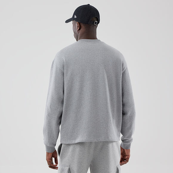 Pullover New Era - Branded Seasonal Crewneck - Gray