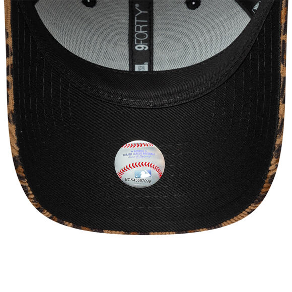 Kinder Kappe New Era - MLB Leopard Cord 9FORTY - NY Yankees - Stone / Black
