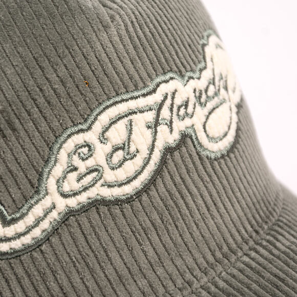 Kappe Ed Hardy - Embroidery Applique Cord 5 Panel Trucker Cap - Sage