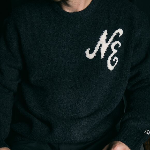 Strickpullover New Era - Branded Seasonal Knit Sweater - Navy