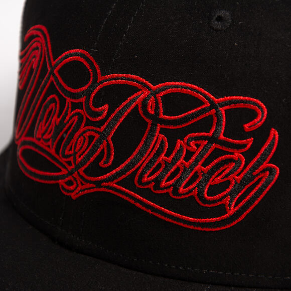 Kappe Von Dutch - Semi Curve - Embroidery Premium - Black