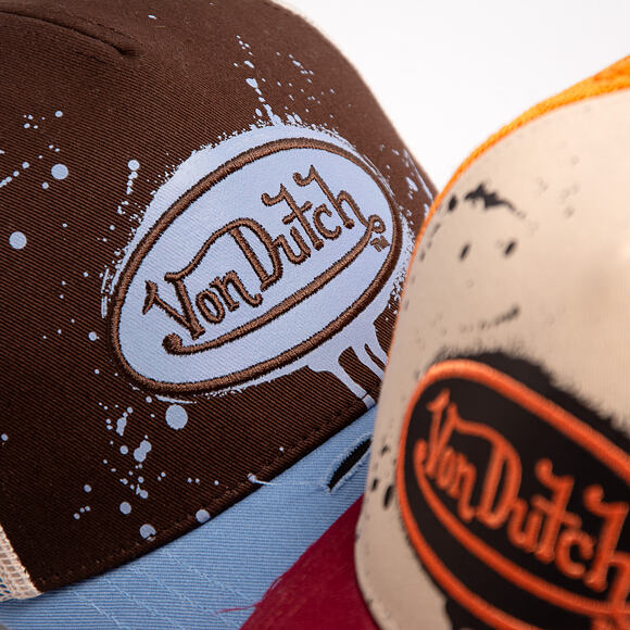 Kappe Von Dutch - Baseball - Print & Embroidery - Black / Light Blue