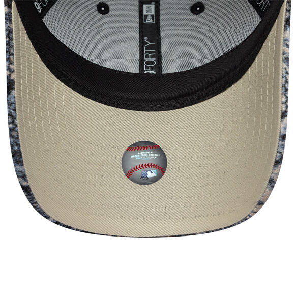 Damen Kappe New Era - MLB Snake Print 9FORTY - NY Yankees - Black / Blush Pink