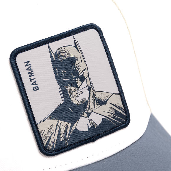Kappe Capslab - Batman Trucker - Dark Knight Sketch - Off White / Blue