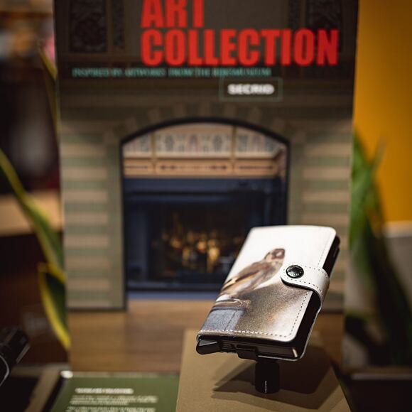 Geldbörse Secrid Miniwallet "Art Series" Carel Fabritius - The Goldfinch, 1654
