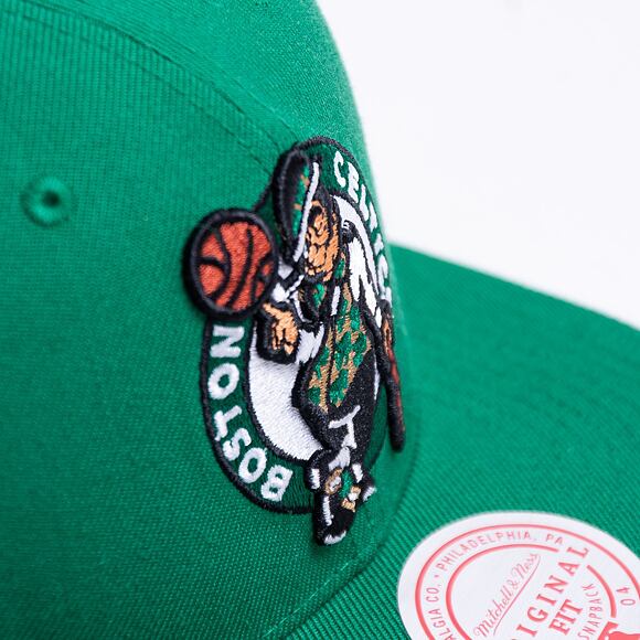 Kappe Mitchell & Ness - NBA Team Ground 2.0 Snapback - Boston Celtics - Green