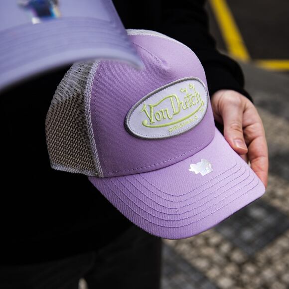 Kappe Von Dutch Trucker Boston Lilac/White