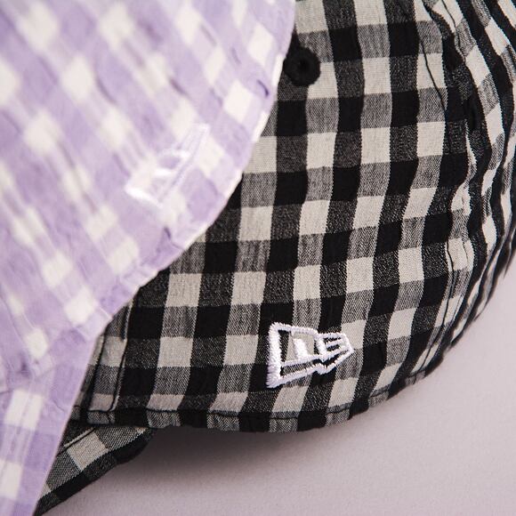 Damen Kappe New Era 9TWENTY MLB Womens Gingham  - NY Yankees - Pastel Lilac / White