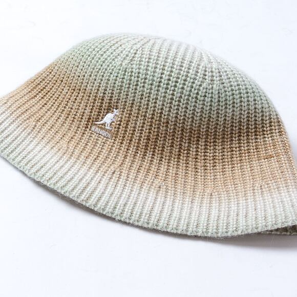 Hut Kangol - Stripe Knit Bucket - Tan Multi